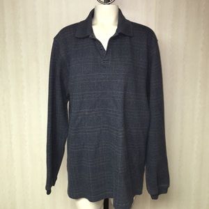 Men's Botton collar LS sweater